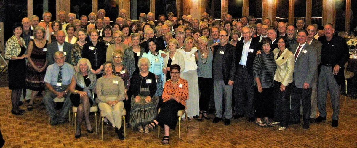 Photo of the Torrington High Class of 1964 at their 55th Reunion in 2019.